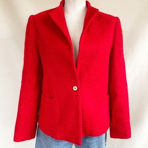 Vintage John Meyer Red Wool Blazer